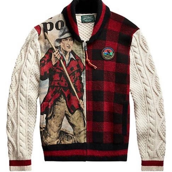 Polo Ralph Lauren Sportsman Wool Blend Cardigan